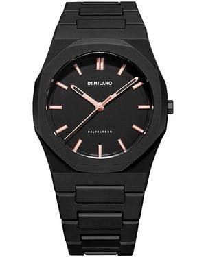 D1 Milano Polycarbonate 40.5Mm Watch - Black