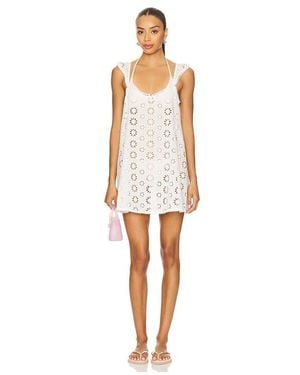 Tularosa Lana Babydoll Dress - White