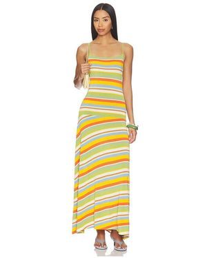 Solid & Striped Robe Lottie En, Taille Also En - Jaune