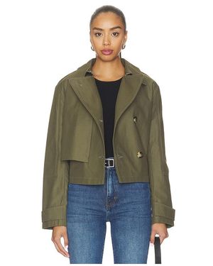 Rag & Bone Jamie Cropped Trench - Green
