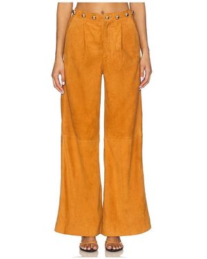 Urban Outfitters Dome Studded Wide Leg - Orange