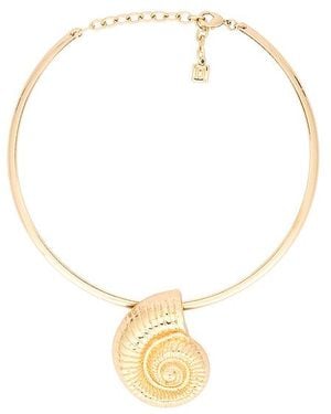 DANNIJO Collar Colgante Dune En Color Oro Metálico Talla - Blanco