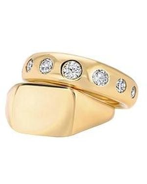 Mega The Signet Pinky Stack - Blanco