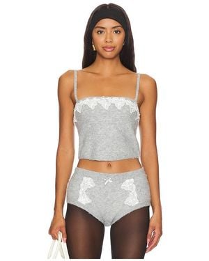 For Love & Lemons Arinah Tank - White