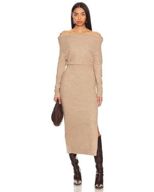 Astr Cora Jumper Dress - Natural