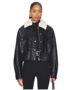 superdown Colette Faux Leather Jacket - Black