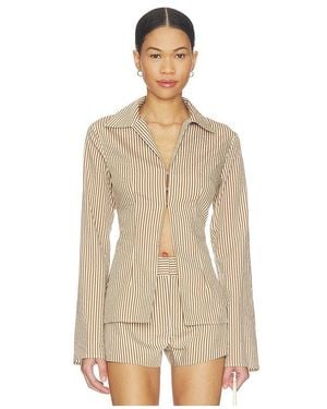 ALL THE WAYS Reed Top - Natural
