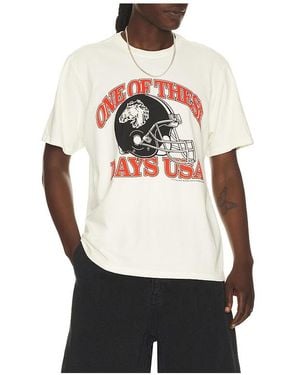 One Of These Days Days Usa T-Shirt - White