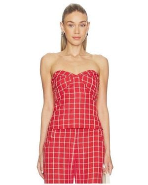 Amanda Uprichard Soho Top - Red