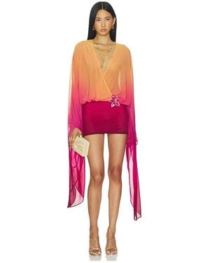 loba red dress LOBA Manresa Midi Dress in Red