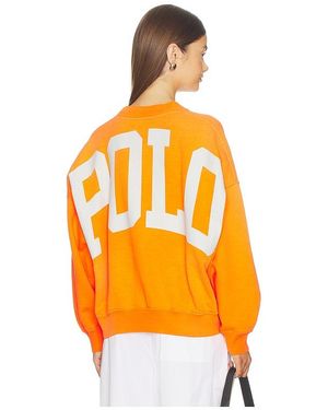 Polo Ralph Lauren Vintage Fleece Crew Jumper - Orange