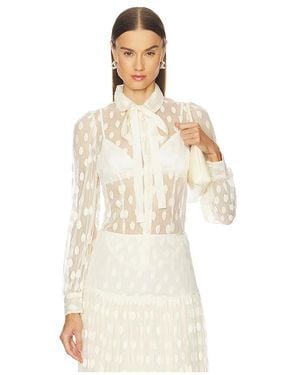 Ulla Johnson Soraya Neck-Tie Blouse - White