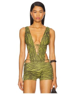 Indah Body Heart Of En Color Verde Talla (También En S, Xs)