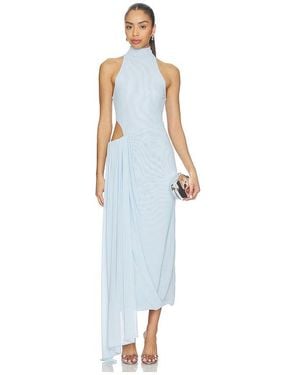 Misha The Sipario Mesh Dress - White