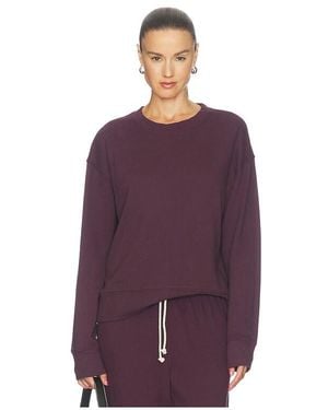 PERFECTWHITETEE Sudadera Tipo Pulóver De Felpa Francesa Tyler En Color Burgundy Talla (También En Xs, S, M, Xl) - Morado