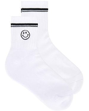 Junk Food Jf Smiley Sock - White