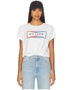 Mother The Boxy Goodie Goodie Tee - White