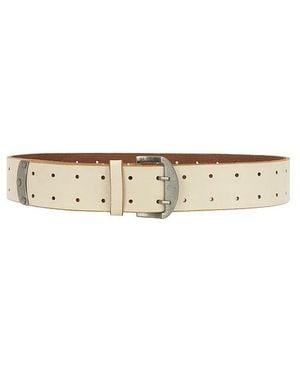Free People Wtf Double Cross Belt - Natural