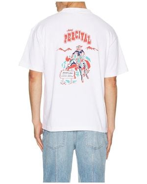 Percival Dexter Oversized Tee - White