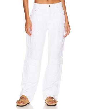 GRLFRND Lex Cargo Jeans - White
