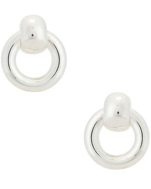 Jenny Bird Mini Puffy Faye Knockers Earrings - Metallic