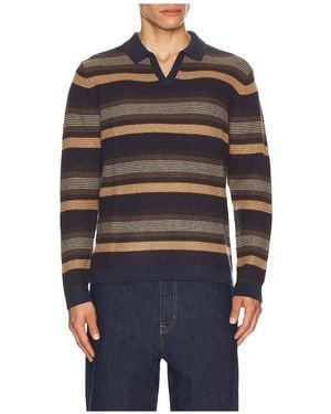 Marine Layer Liam Jumper Polo - Black