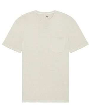 PAIGE Cotton Jersey Pocket Tee - White