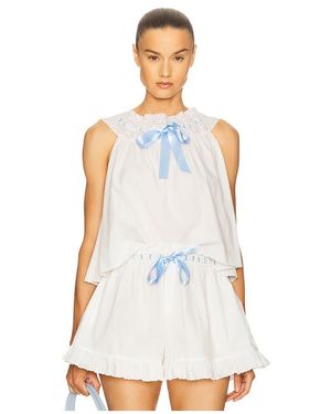 Helsa The Summer Vintage Top - White