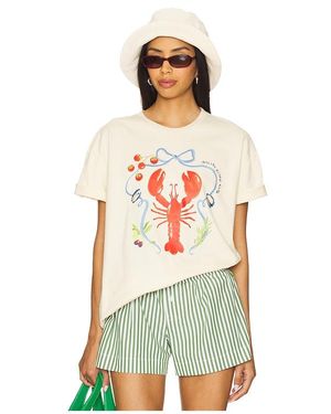 Lovers + Friends Camiseta Cover Up En Color Crema Talla (También En Xs, Xxs, S) - Blanco