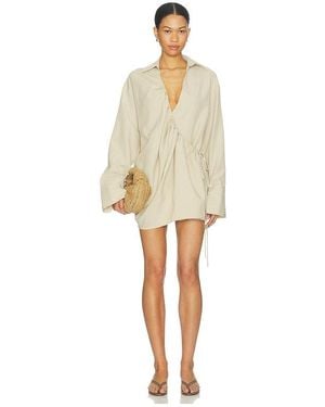 ELCE Sidney Shirt Dress - Natural