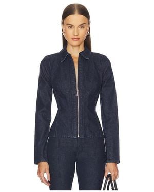 GRLFRND Danielle Bustier Jacket - Blue