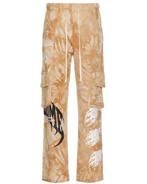 Civil Regime Heavy Chaos Wide Leg Cargo Pant - Natural