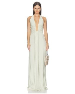 Misha The Jennifer Cupro Dress - Weiß