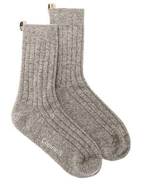 Comme Si The Cashmere Sock - Gray