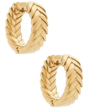 Bevza Aros Spikelet En Color Oro Metálico Talla