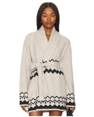 Tularosa Cárdigan Adley En Color Gris Talla En - Blanco