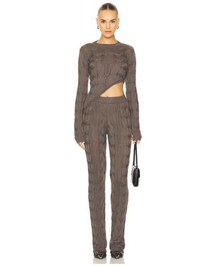 MORE TO COME Cally Pant Set - Grey