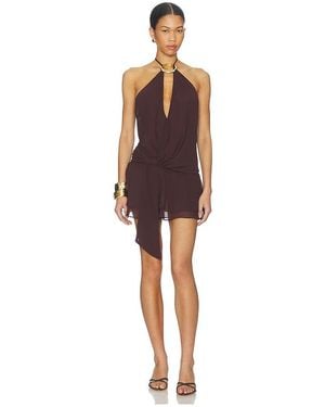 Tiger Mist Mini Dress - Brown