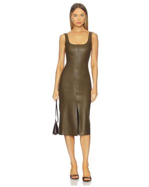 Commando Vestido Midi En Color Militar Talla (También En M, S) - Neutro