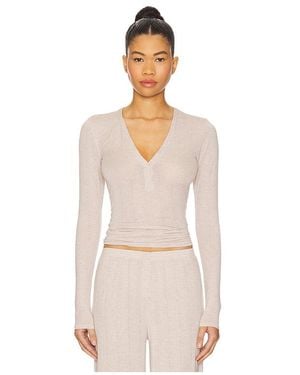 Negative Underwear Whipped Henley - Natural