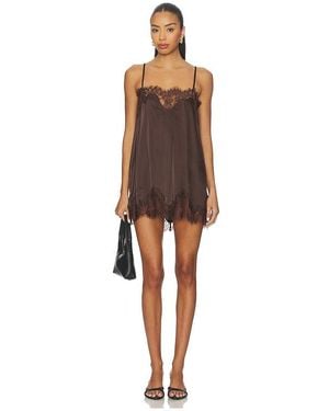 KAT THE LABEL Olivia Slip - Brown