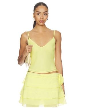 Bella Venice The Sila Top En Color Amarillo Talla (También En Xs, S)