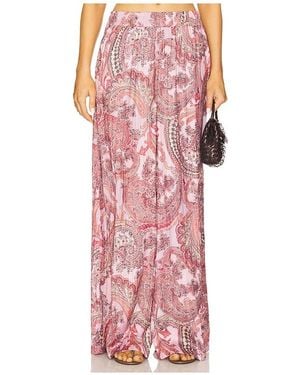 L'Agence 'Agence Lillian Wide Leg Pant - Red