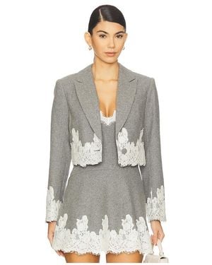 LoveShackFancy Icarus Jacket - White