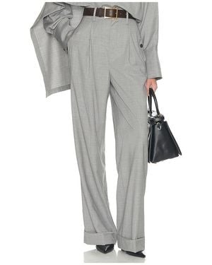 Helsa The Paperbag Trouser - Gray