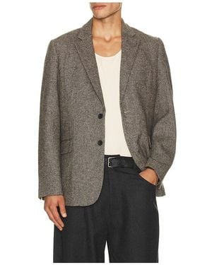 Percival Wilde Birdseye Regular Blazer - Gray