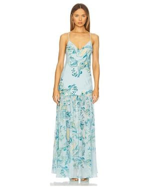 Hemant & Nandita Maxi Dress - Blue