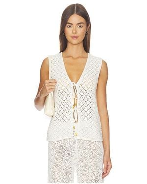 THE GARMENT TOP À NOUER RIVIERA en Ivory - Blanc
