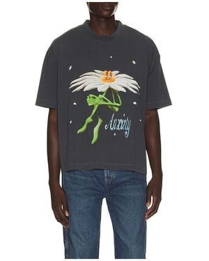JUNGLES JUNGLES Anxiety Flower Tee - Blue