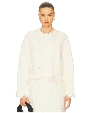 Jonathan Simkhai Jersey Recortado Fleix En Talla (También En M, S, Xs) - Blanco